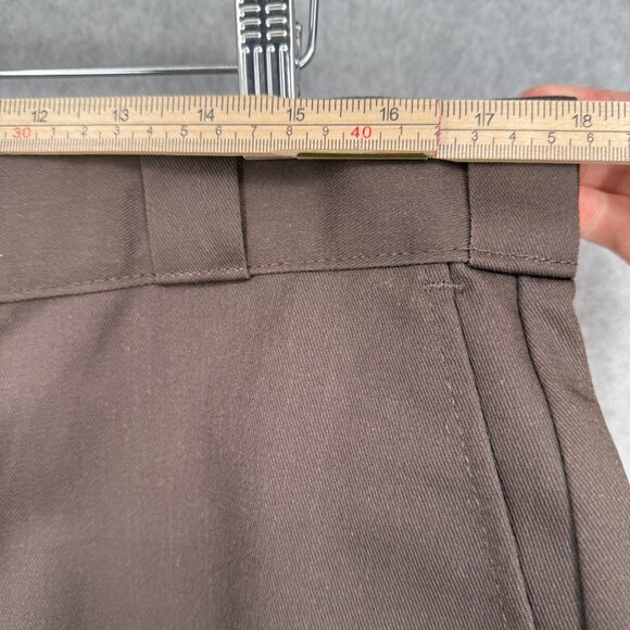 Dickies Mens Twill Work Loose Fit Short Size 36 Brown 13" Work Delivery NEW - Picture 11 of 13